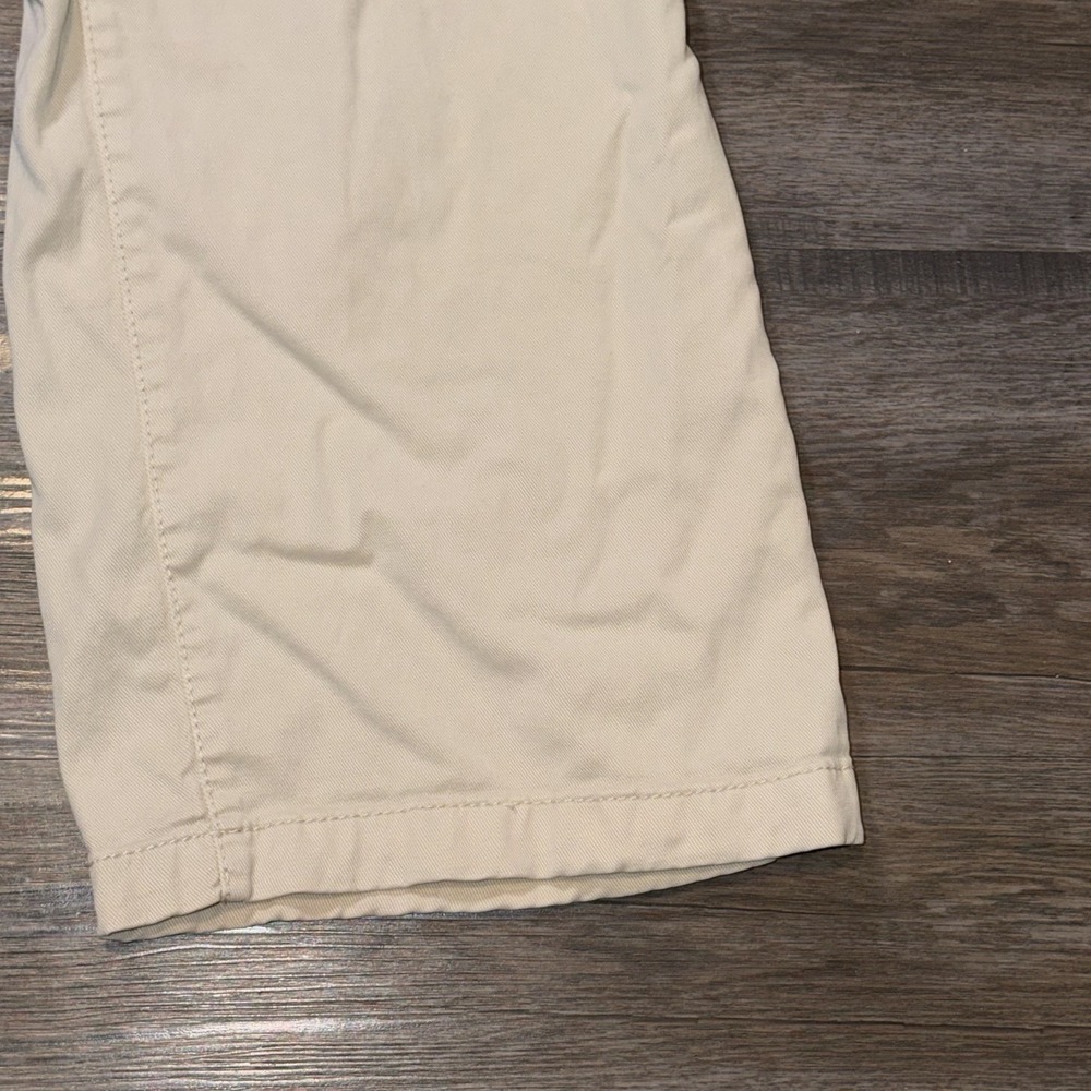 Mango Beige Straight-Fit Mid-Rise Denim Pants Womens Size 2 Cotton Linen Blend - Picture 2 of 12